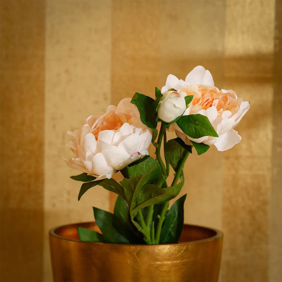 Daamaira Elegant Faux Peony Arrangement - Daamaira Home and Living Ltd