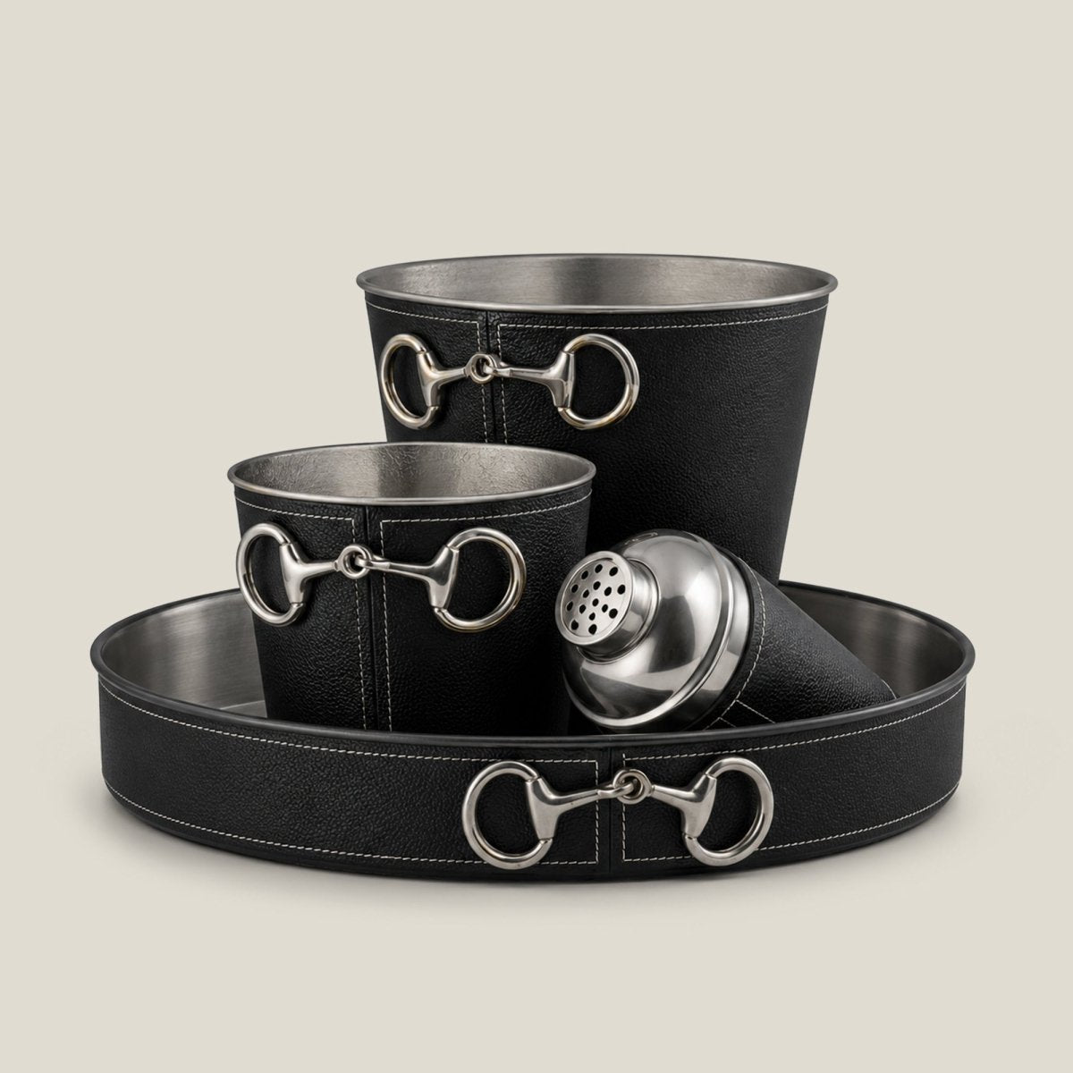 Daamaira Equine Bar Set – Leather Collection - Daamaira Home and Living Ltd