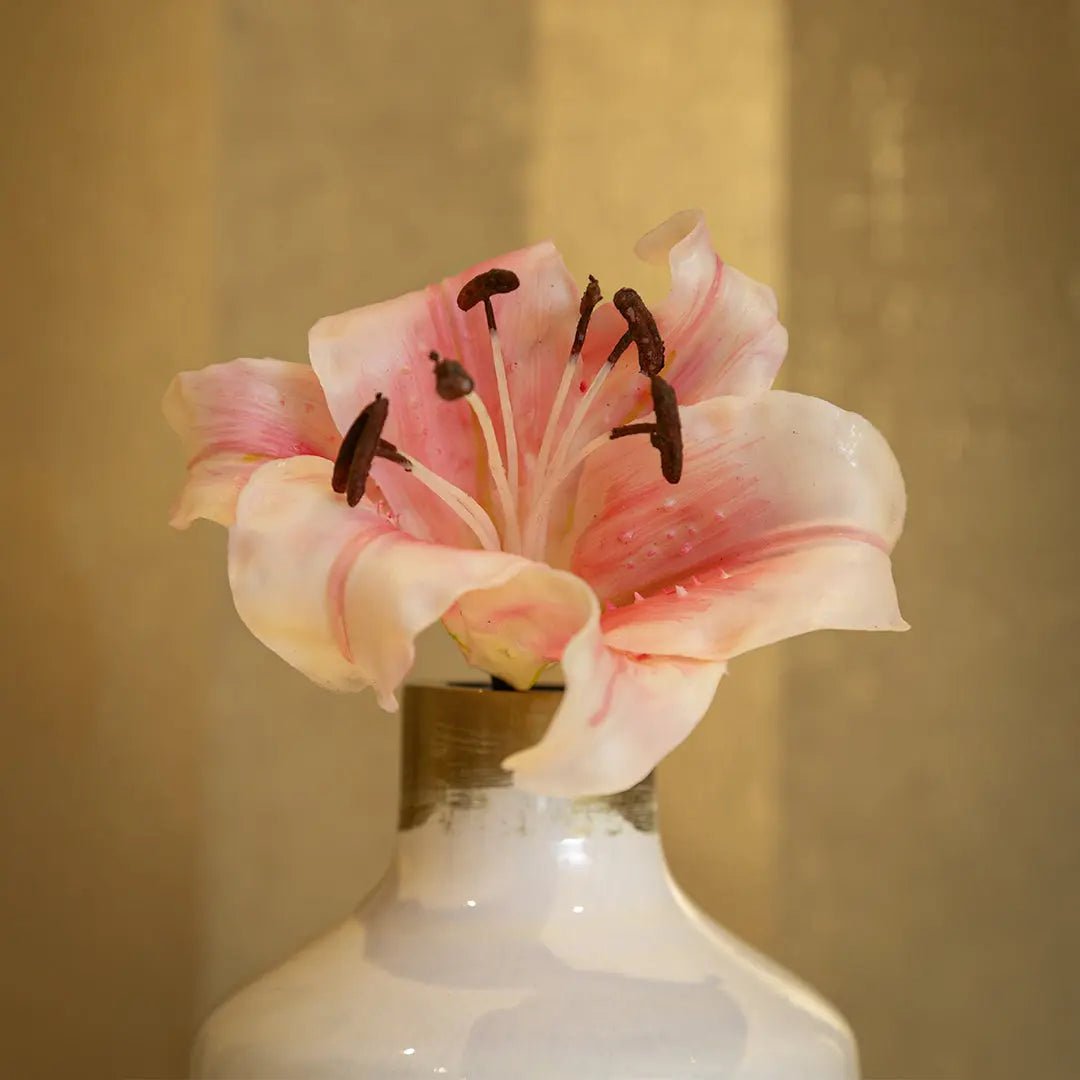 Daamaira Pink Stargazer Lily Accent - Daamaira Home and Living Ltd