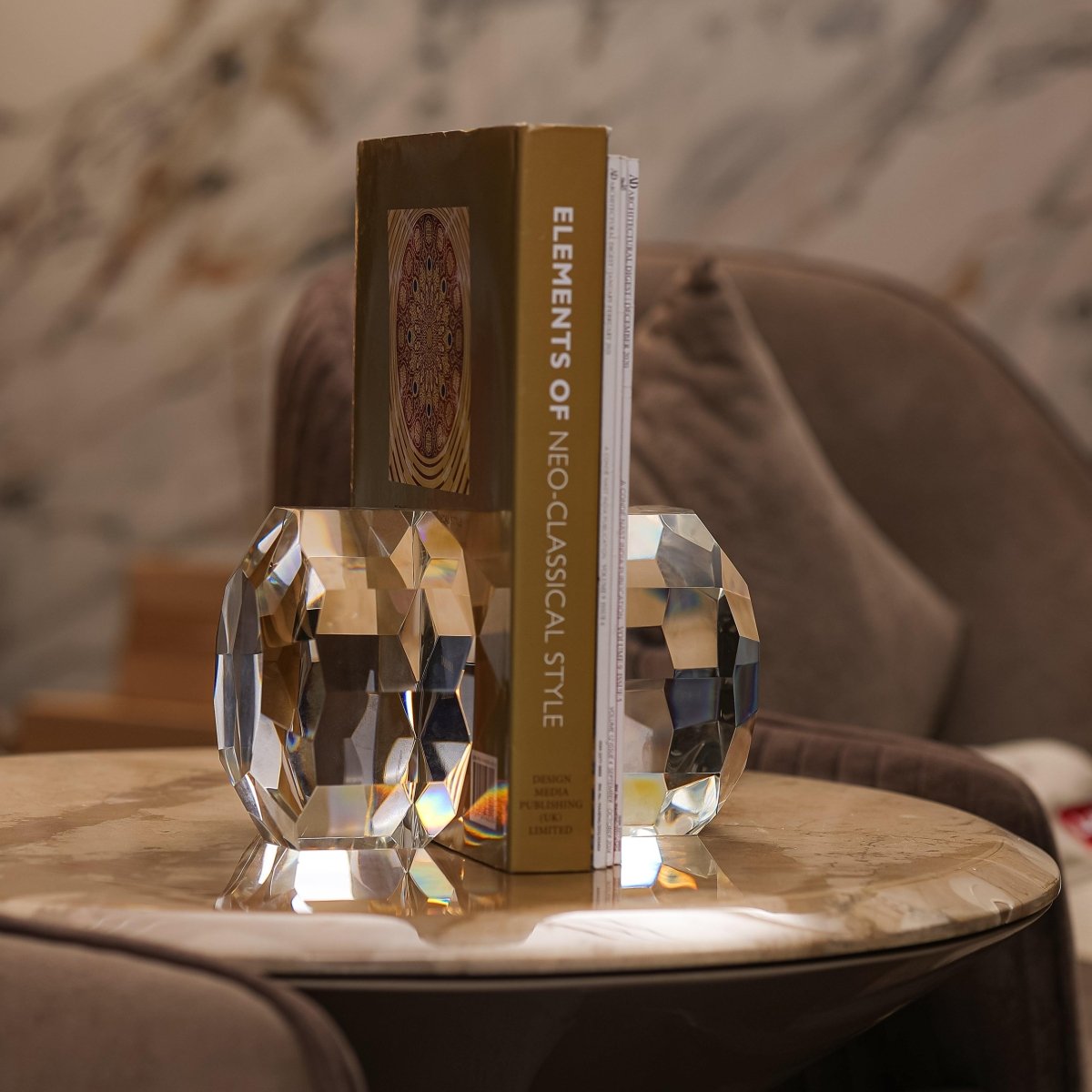 Decor Objects Diamond Bookend - Daamaira Home and Living Ltd