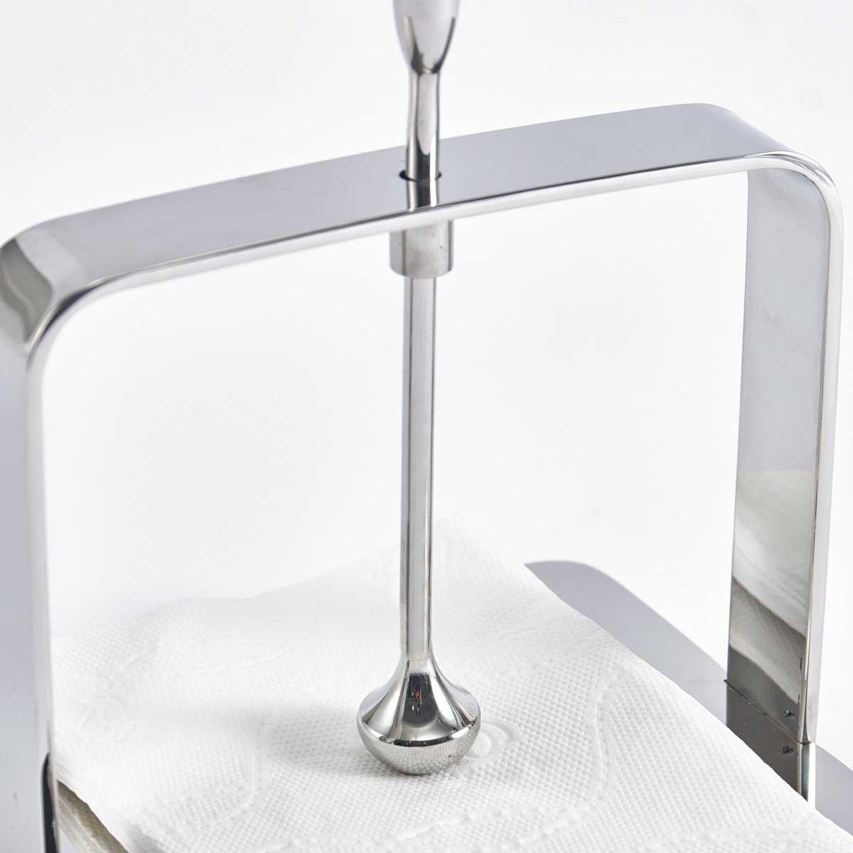 Tissue Holder Droplet Napkin Holder - Silver - Daamaira Home and Living Ltd