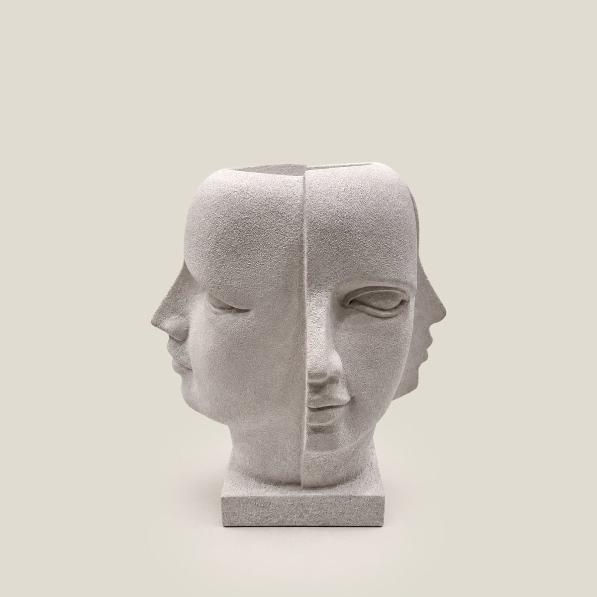 Dual Muse Planter (White) - 24 inches - Daamaira Home and Living Ltd