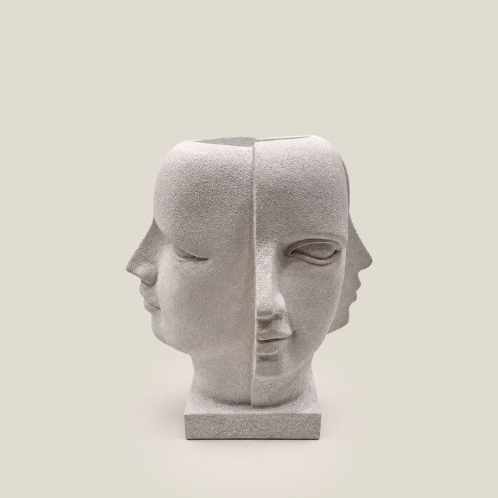Dual Muse Planter (Grey) - 24 Inch - view 2