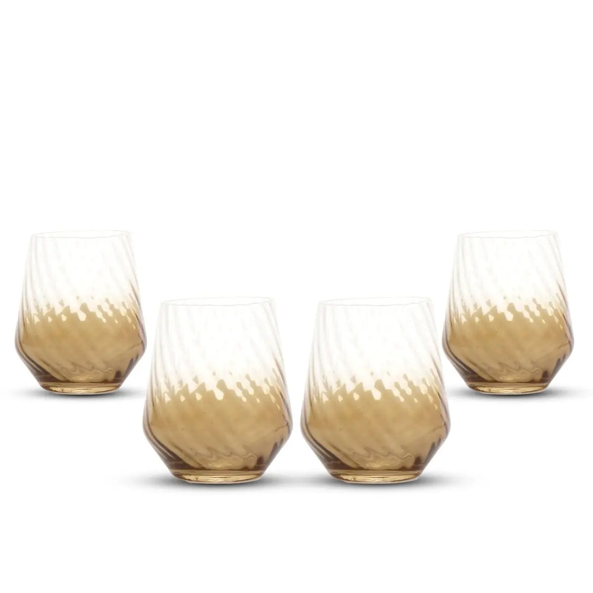 Drinking Glasses Emerald Set Of 4 Multipurporse Glasses - Daamaira Home and Living Ltd