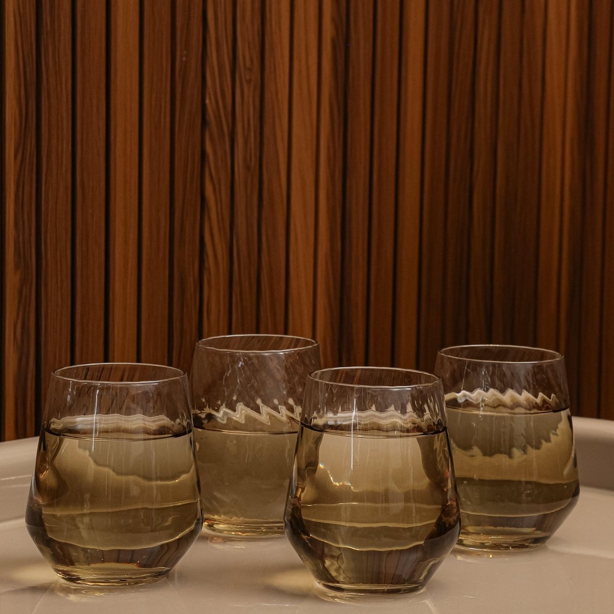 Drinking Glasses Emerald Set Of 4 Multipurporse Glasses - Daamaira Home and Living Ltd