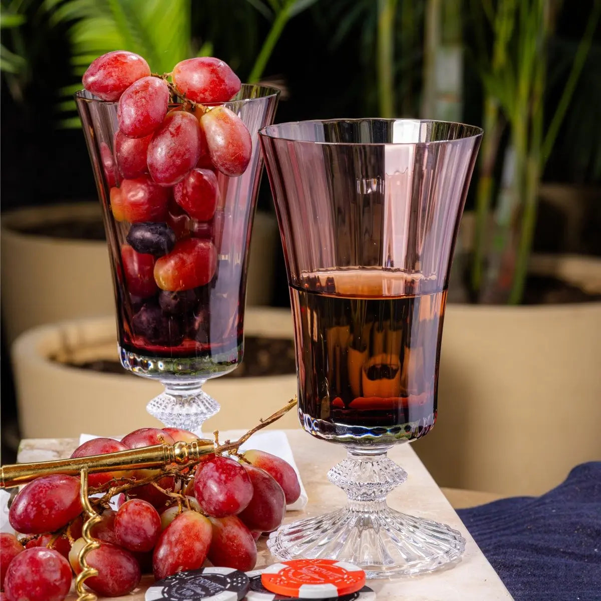 Drinking Glasses Emperador Juice Glass - Set of 4 - Daamaira Home and Living Ltd