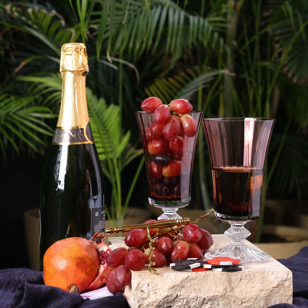 Drinking Glasses Emperador Juice Glass - Set of 4 - Daamaira Home and Living Ltd