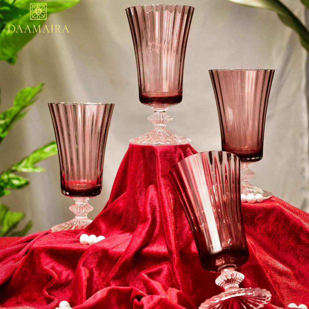 Drinking Glasses Emperador Juice Glass - Set of 4 with Gift Box - Daamaira Home and Living Ltd