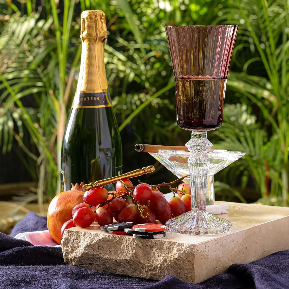 Drinking Glasses Emperador Wine Glass - Set of 4 - Daamaira Home and Living Ltd