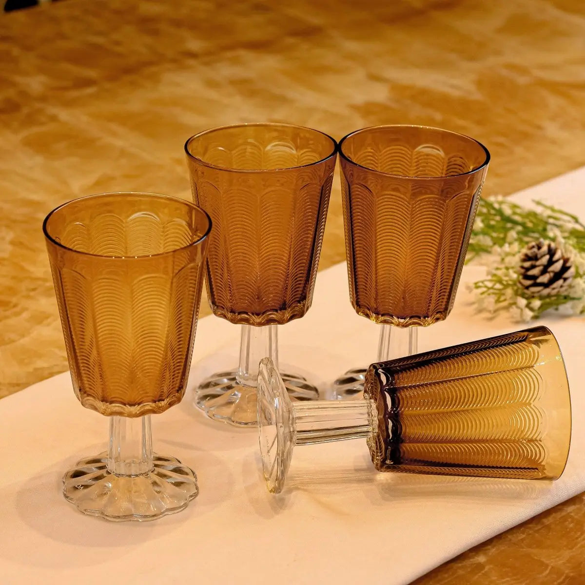 Drinking Glasses Emperor Wine Glass - Set of 4 - Daamaira Home and Living Ltd