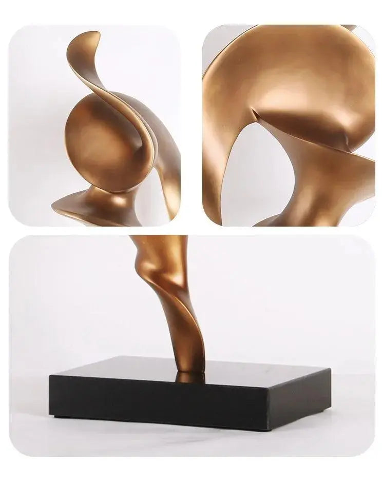 Decor Objects Ethereal Flow Sculpture - Daamaira Home and Living Ltd