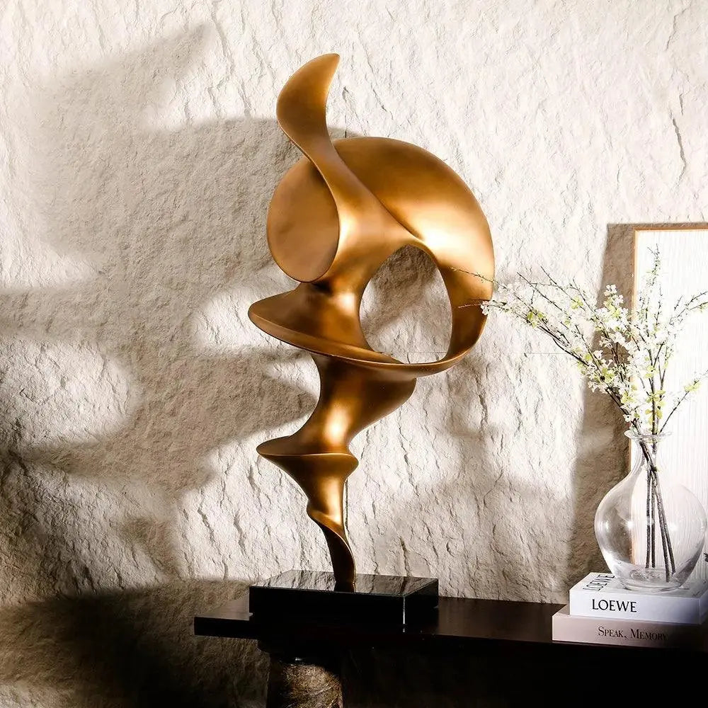 Decor Objects Ethereal Flow Sculpture - Daamaira Home and Living Ltd