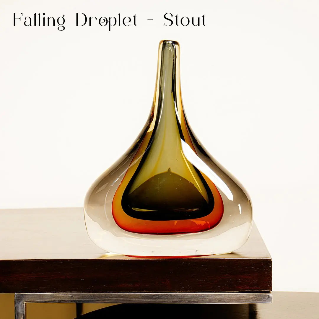 Decor Objects Falling Droplet - Stout - Daamaira Home and Living Ltd