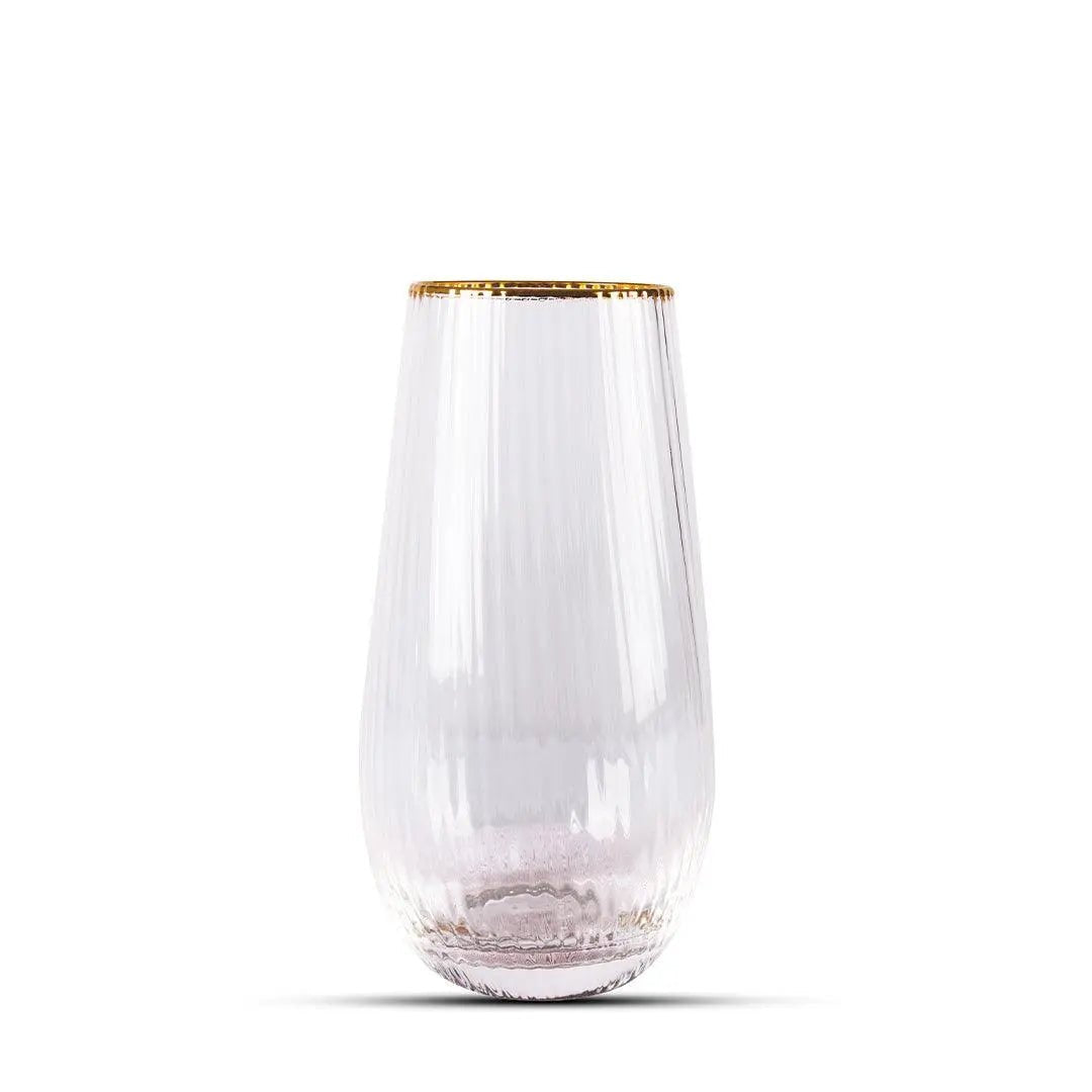 Drinking Glasses Finesse Set Of 4 Long Drink Glasses - Daamaira Home and Living Ltd