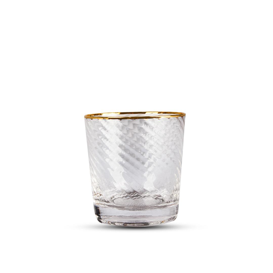 Drinking Glasses Finesse Set Of 4 Whiskey Glasses - Daamaira Home and Living Ltd