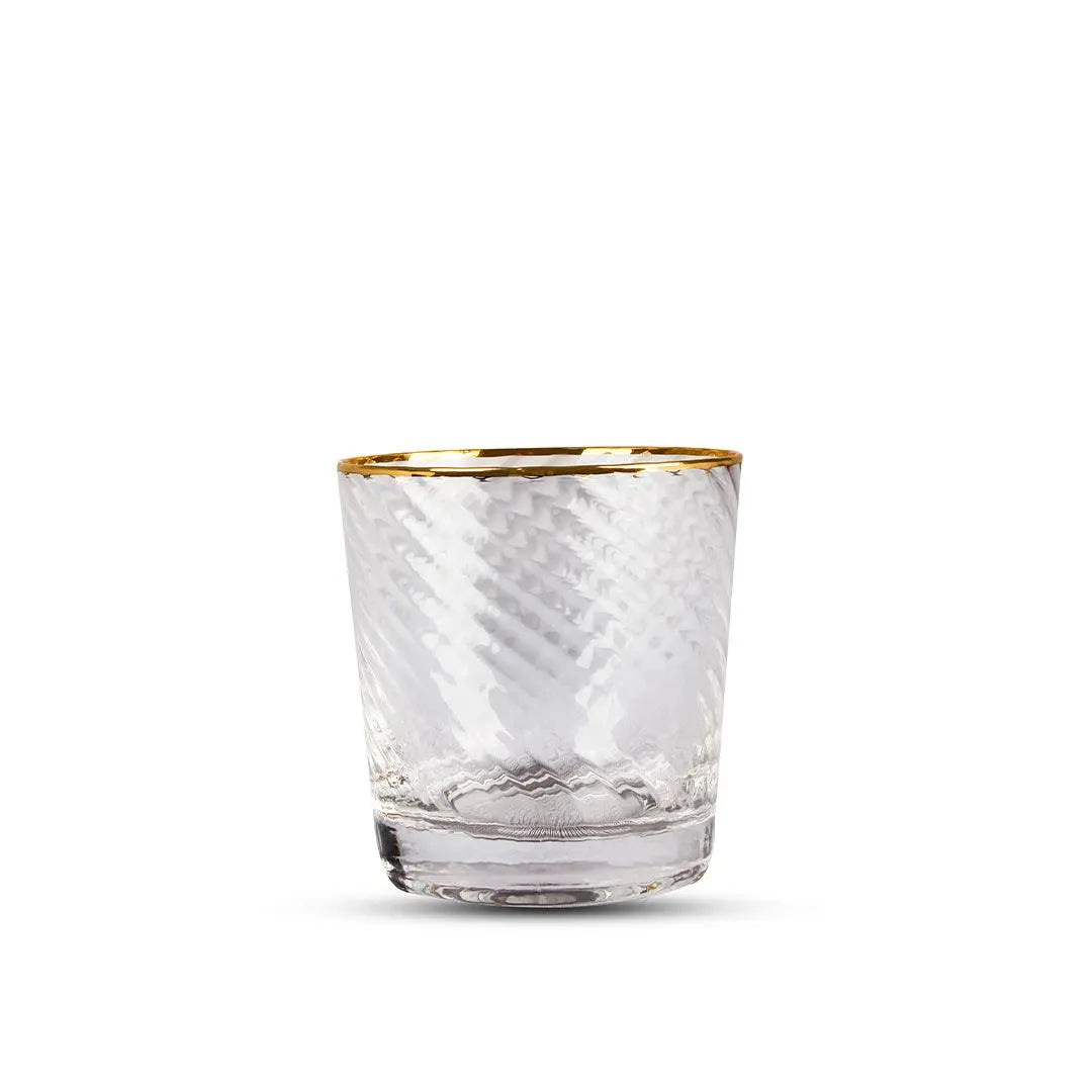 Drinking Glasses Finesse Set Of 4 Whiskey Glasses - Daamaira Home and Living Ltd