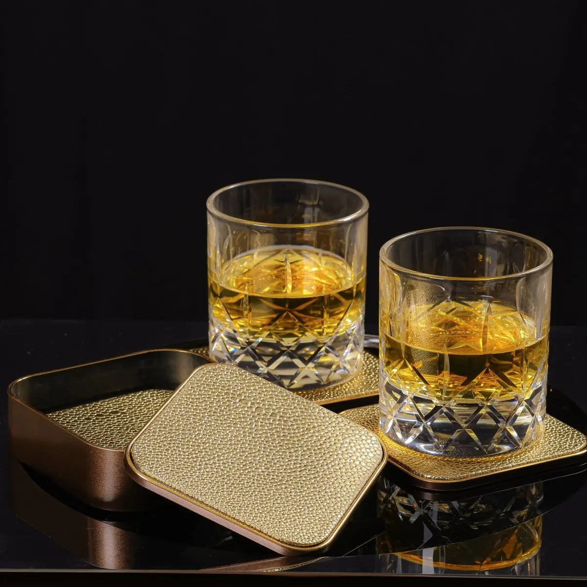 Coasters Golden Imperial Coasters - Daamaira Home and Living Ltd