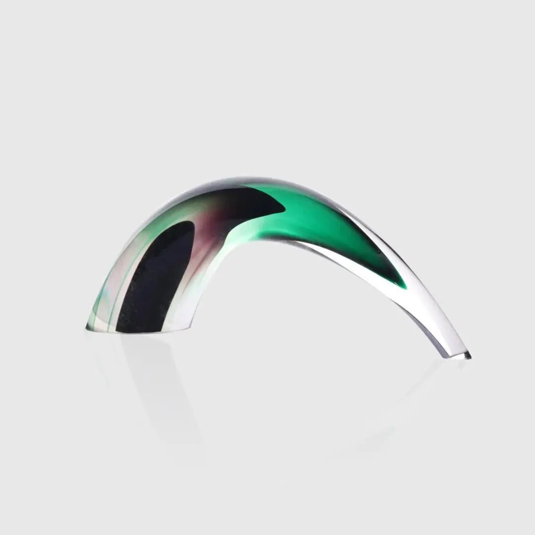 Decor Objects Green Wave Sculpture - Daamaira Home and Living Ltd