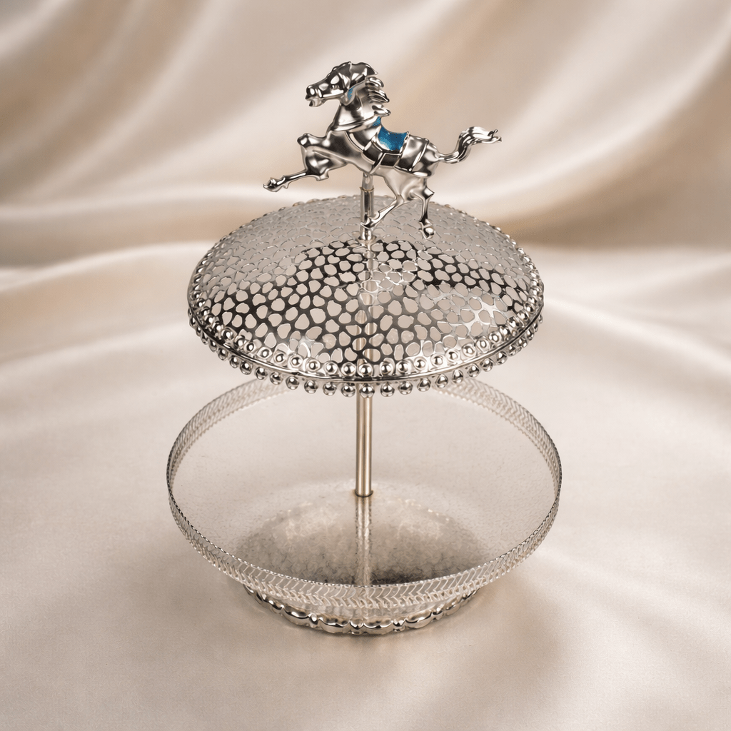 Horse Handle 2 - Tier Serving Stand - Daamaira Home and Living Ltd