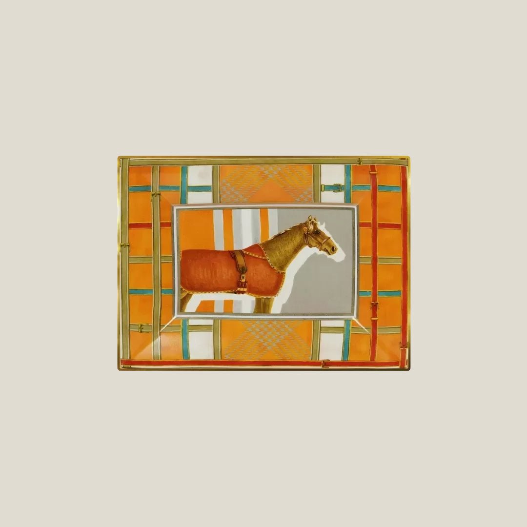 Horse Rect Tray- Horse 31x24 - Daamaira Home and Living Ltd
