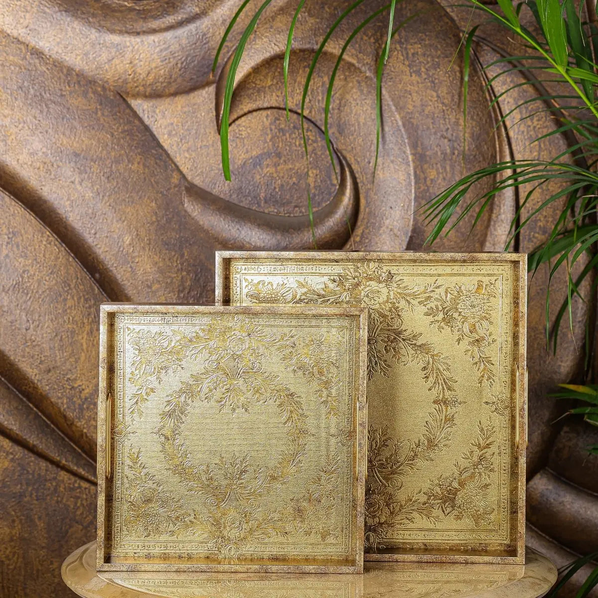 Serving Tray Imperial Serving/Vanity Tray - Set Of 2 - Daamaira Home and Living Ltd