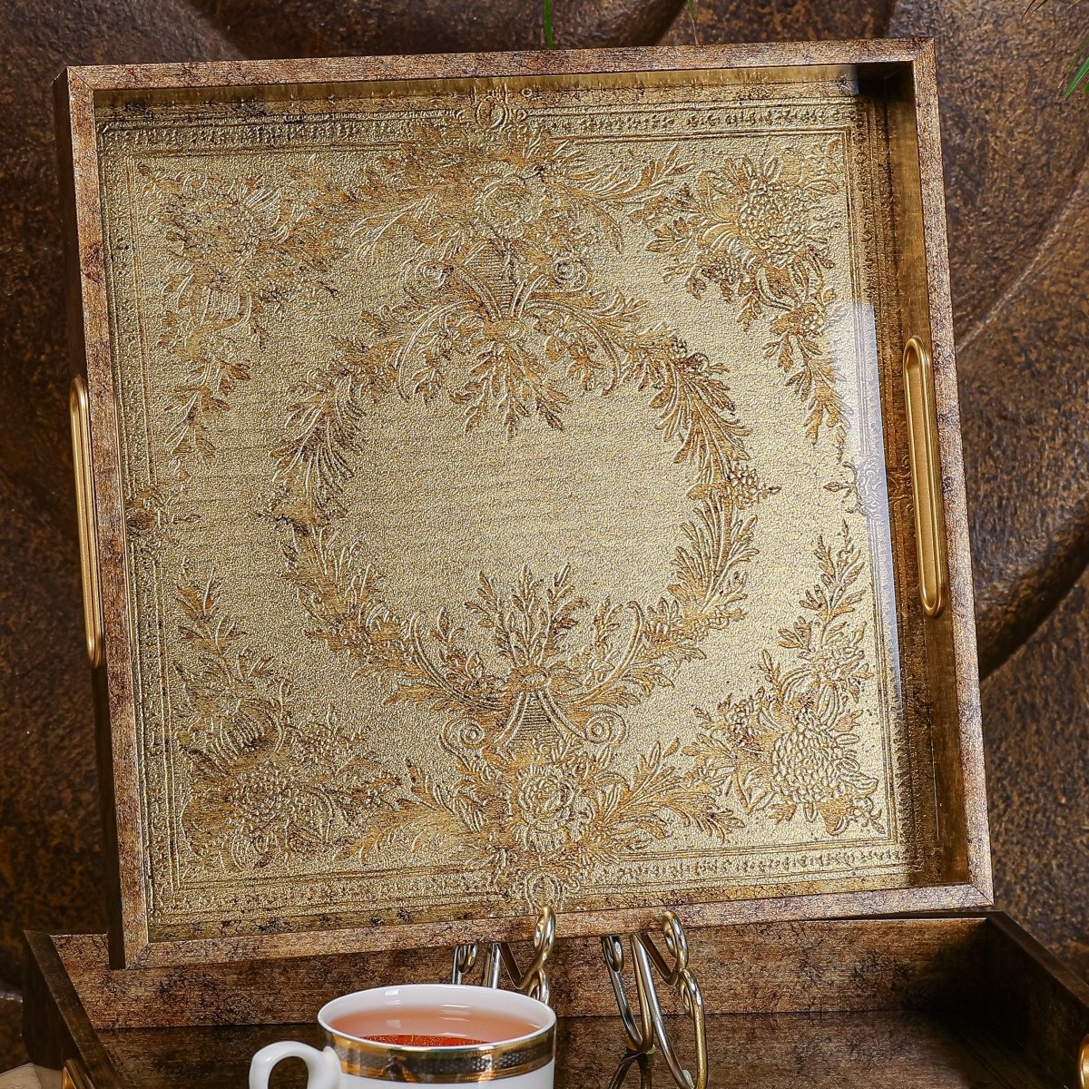 Serving Tray Imperial Serving/Vanity Tray - Set Of 2 - Daamaira Home and Living Ltd