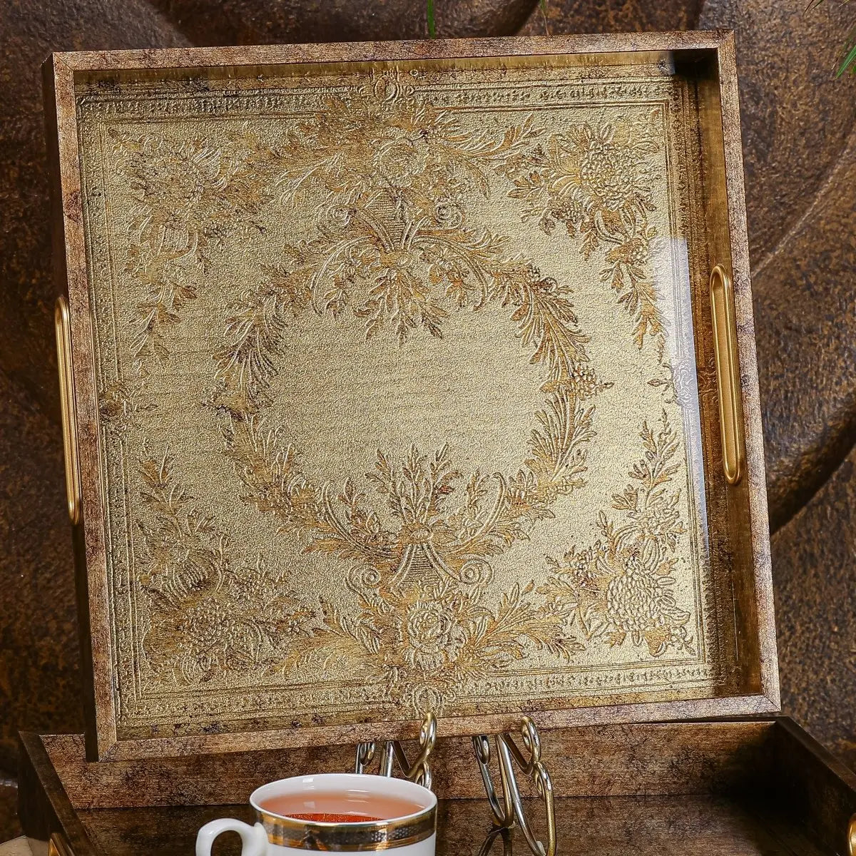 Serving Tray Imperial Serving/Vanity Tray - Set Of 2 - Daamaira Home and Living Ltd