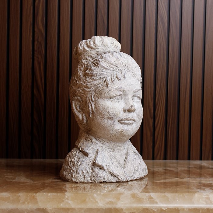 Japanese Head Statue 1