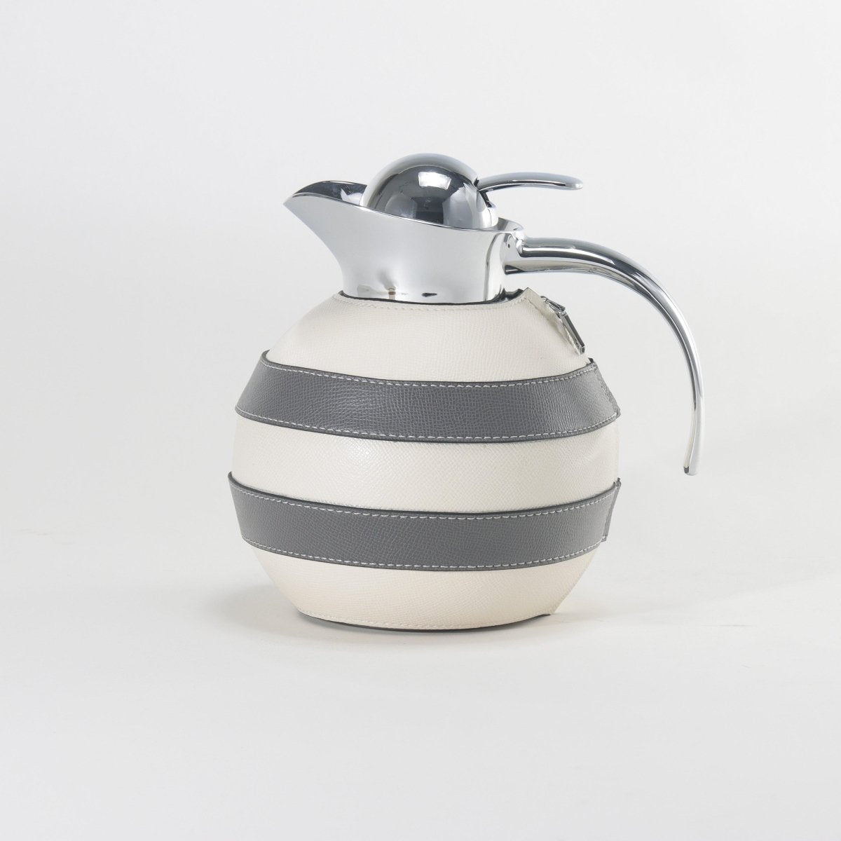 Water Jugs Leather Thermo Jug | Beige & Grey - Daamaira Home and Living Ltd