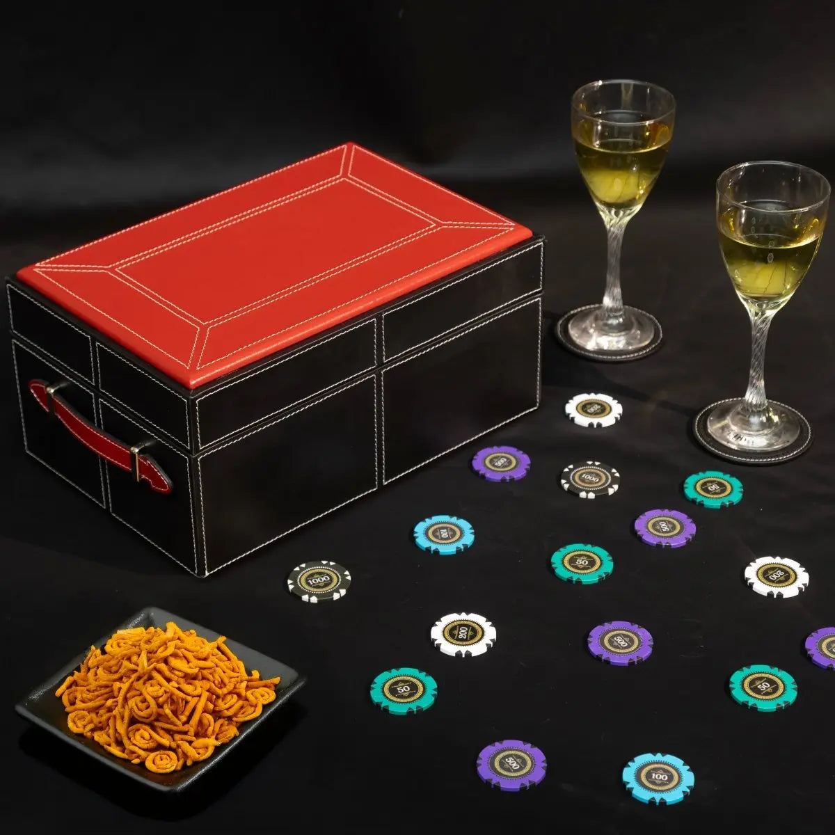 Limited Edition Chateau Poker Set - Daamaira Home and Living Ltd