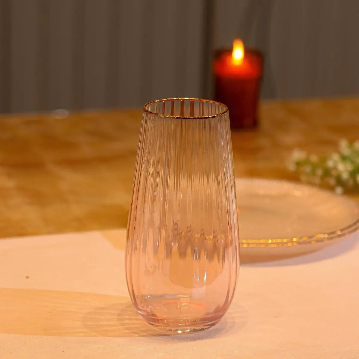 Drinking Glasses Lush Set Of 4 High Ball Glasses - Daamaira Home and Living Ltd
