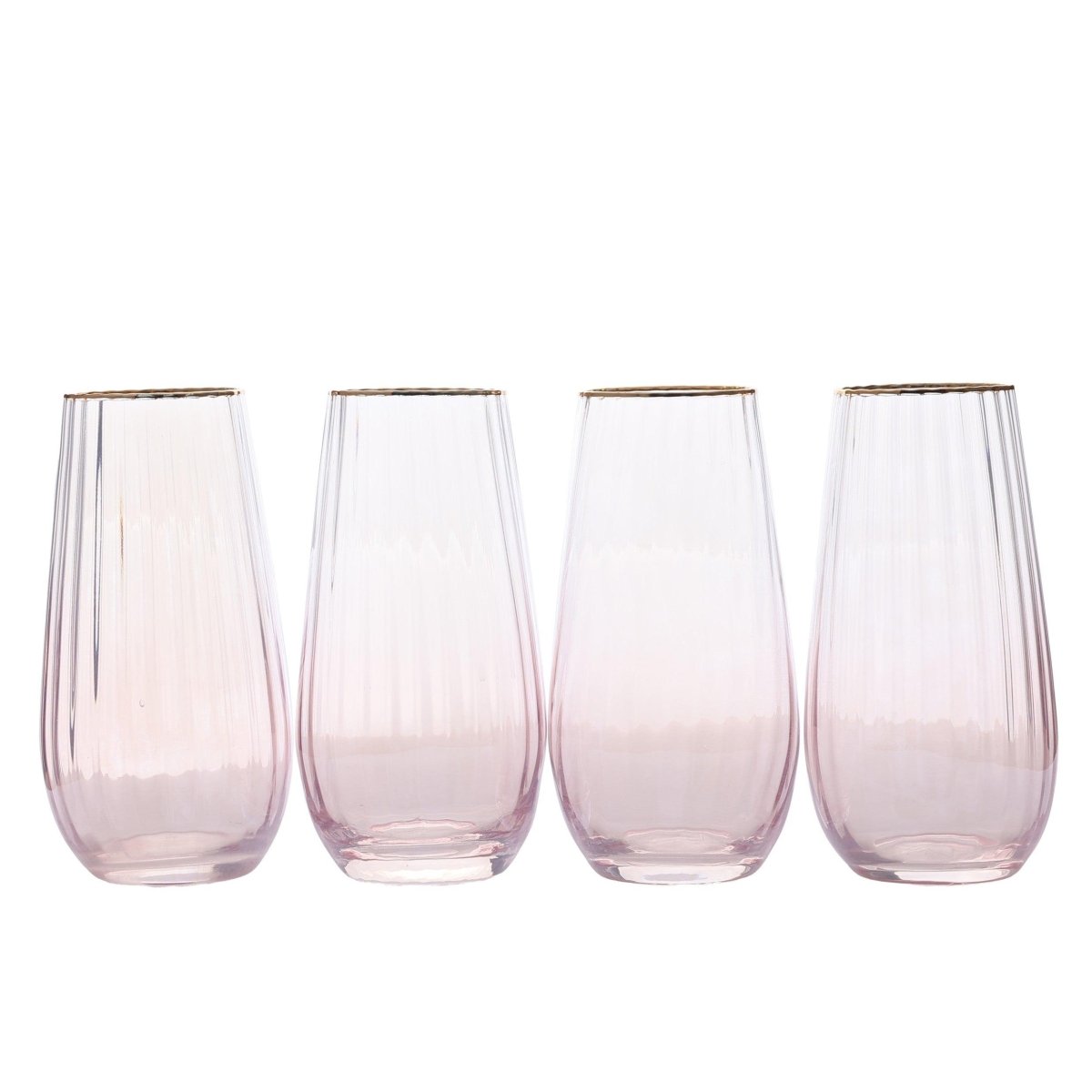 Drinking Glasses Lush Set Of 4 High Ball Glasses - Daamaira Home and Living Ltd