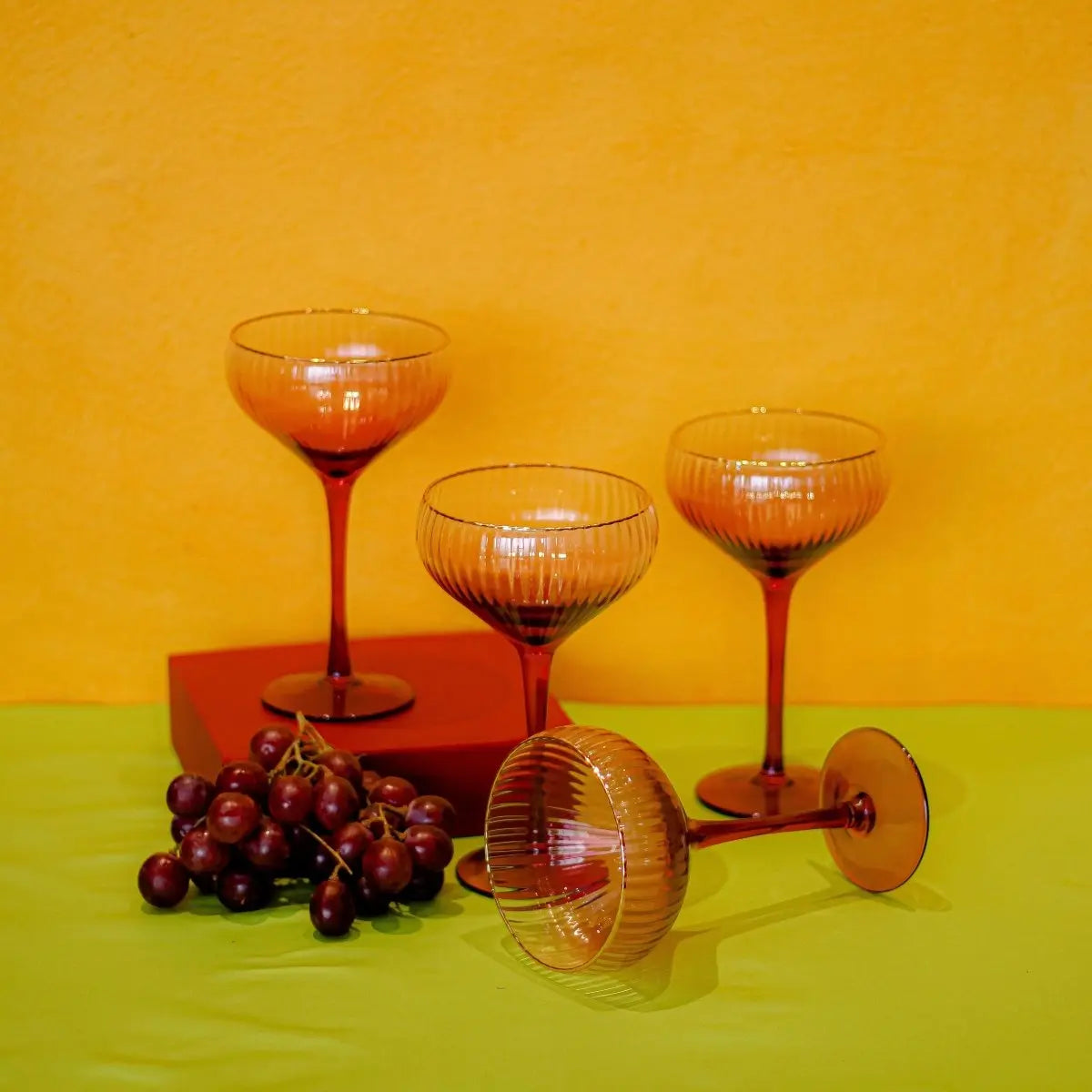 Drinking Glasses Lust Set Of 4 Martini Glasses - Daamaira Home and Living Ltd