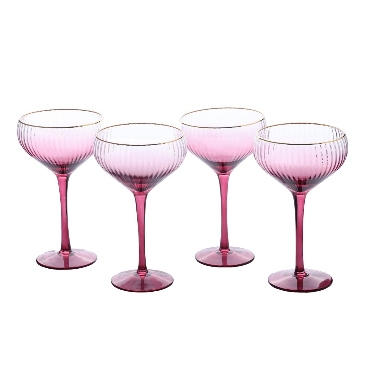 Drinking Glasses Lust Set Of 4 Martini Glasses - Daamaira Home and Living Ltd