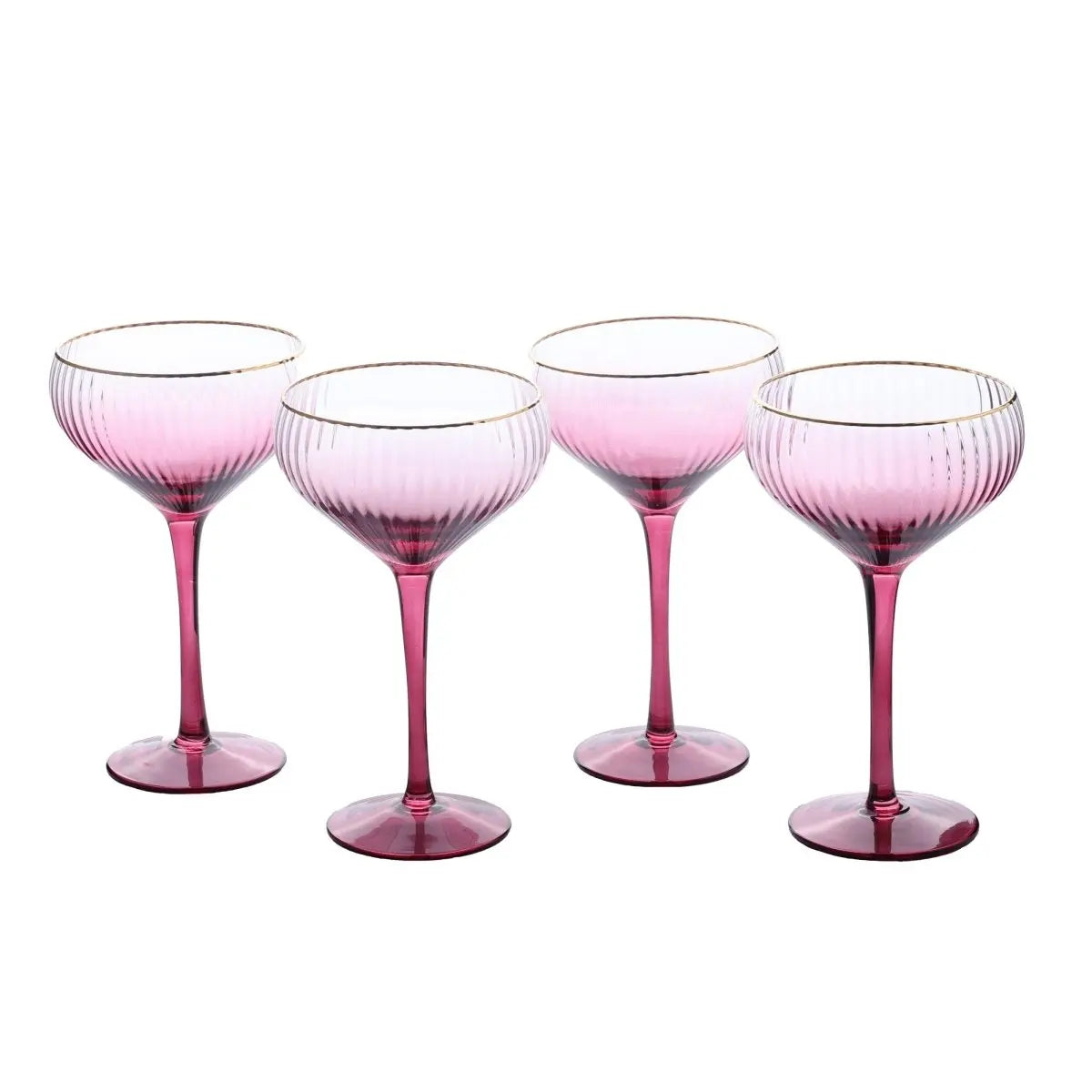 Drinking Glasses Lust Set Of 4 Martini Glasses - Daamaira Home and Living Ltd