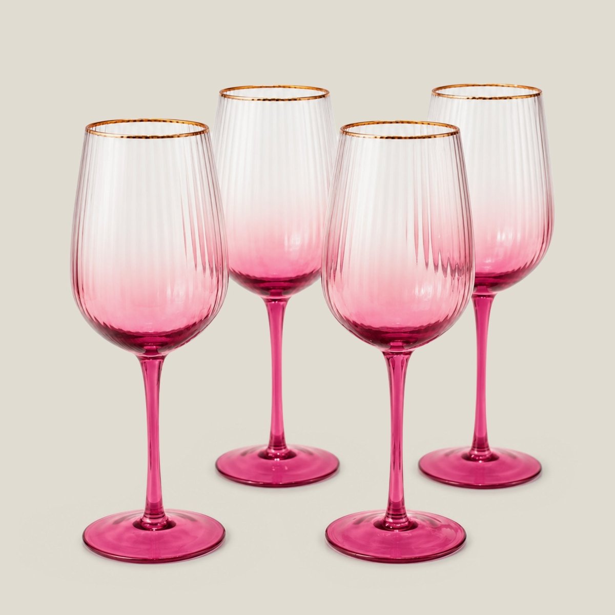 Drinking Glasses Lust Set Of 4 Wine Glasses - Daamaira Home and Living Ltd