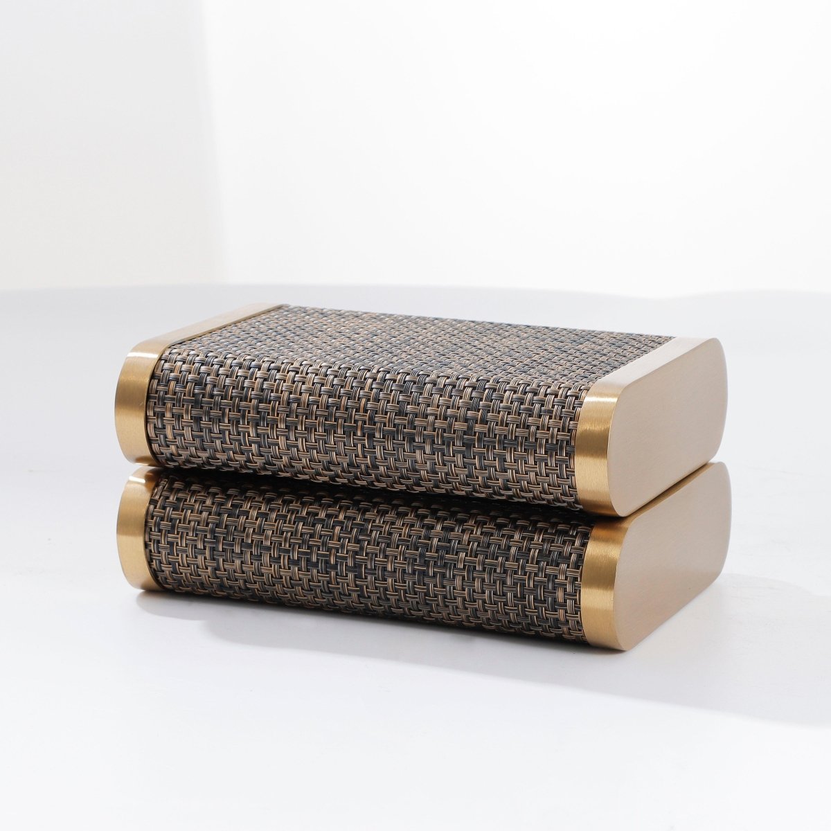 Storage Box Luxury Time Piece/Jewel Box - Brown - Daamaira Home and Living Ltd