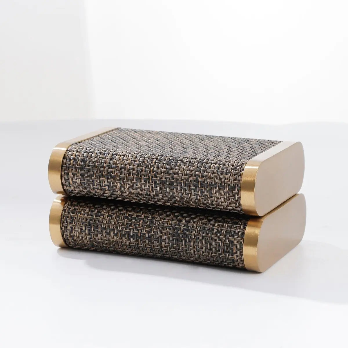 Storage Box Luxury Time Piece/Jewel Box - Brown - Daamaira Home and Living Ltd