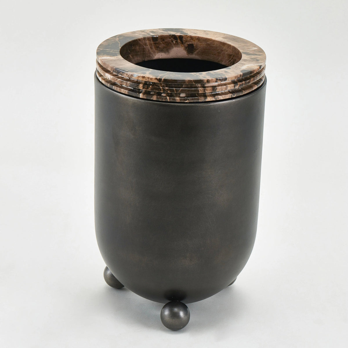 Vases Marble & Brass Tall Luxury Vase - Daamaira Home and Living Ltd