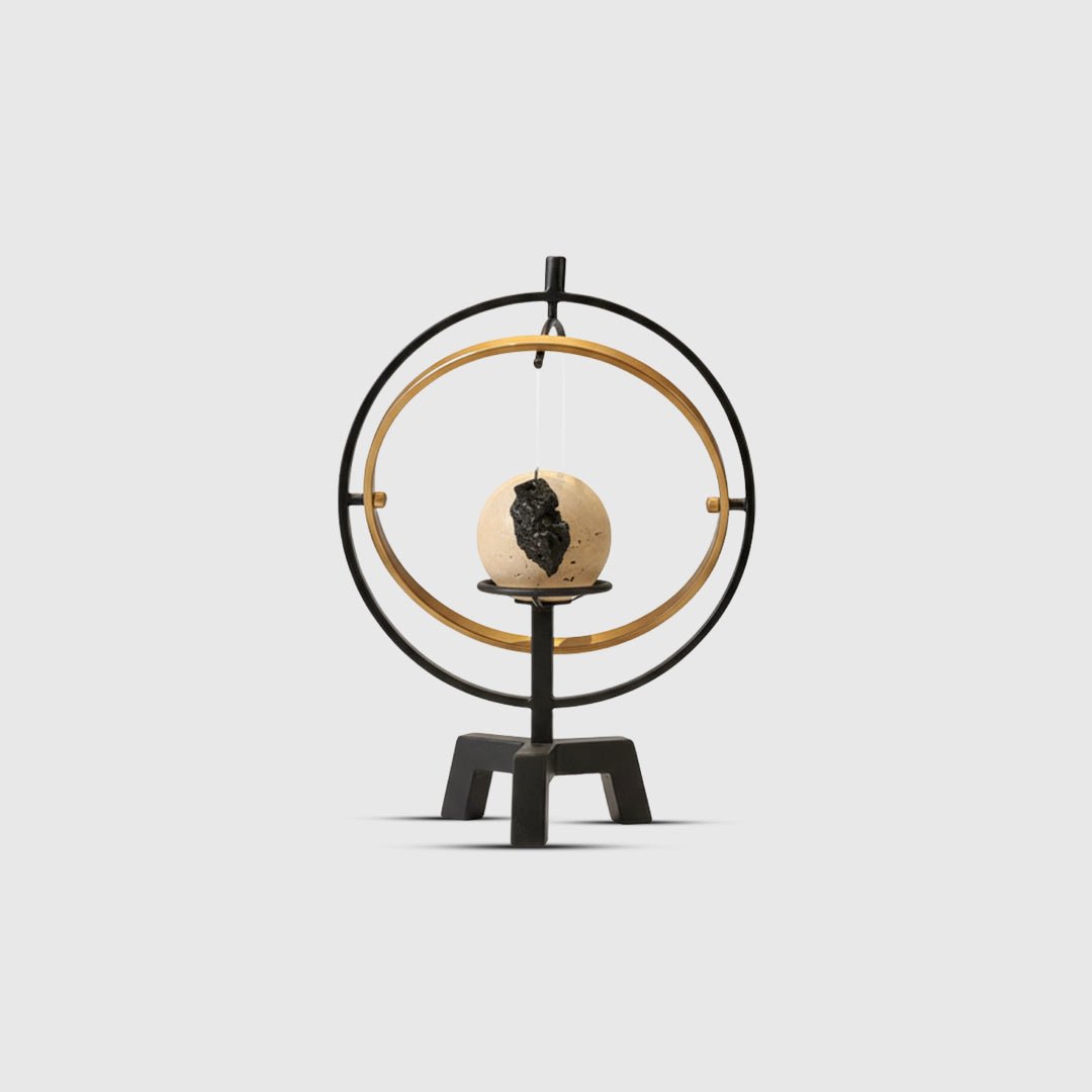 Decor Objects Marble Sphere And The Hanging Stone - Daamaira Home and Living Ltd