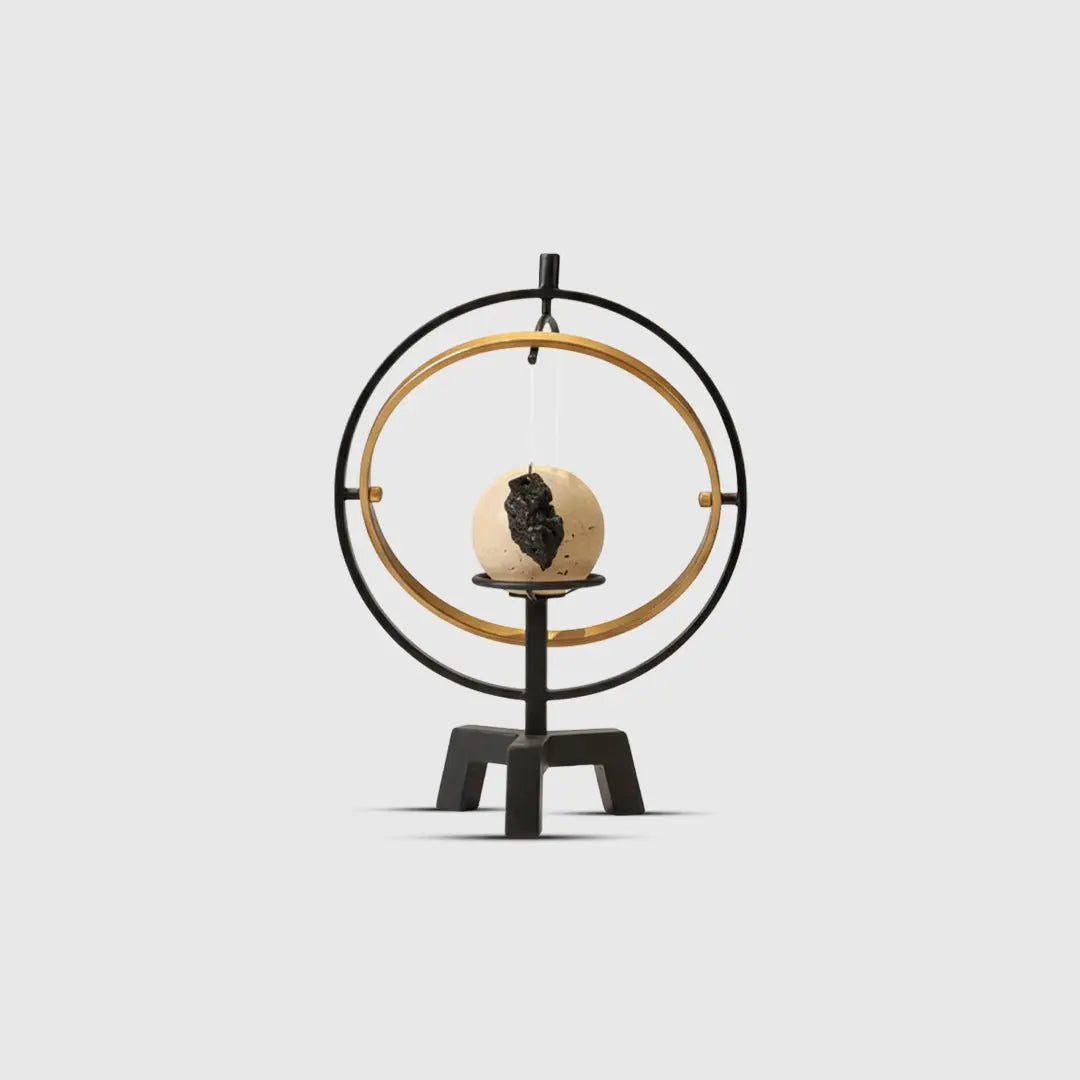 Decor Objects Marble Sphere And The Hanging Stone - Daamaira Home and Living Ltd