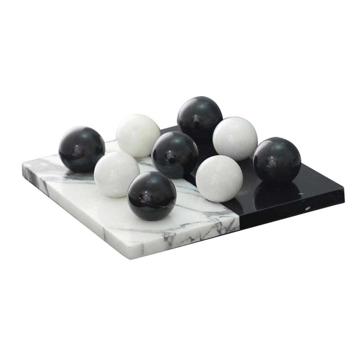 Decor Objects Marble Tic Tac Toe - Daamaira Home and Living Ltd