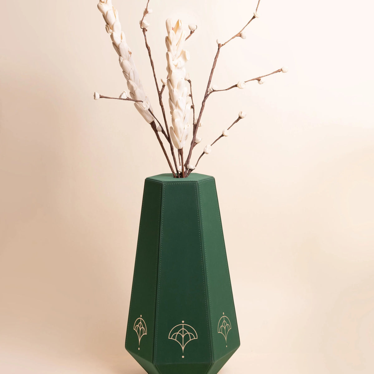 Naxora Vase Set - Bottle Green - Daamaira Home and Living Ltd
