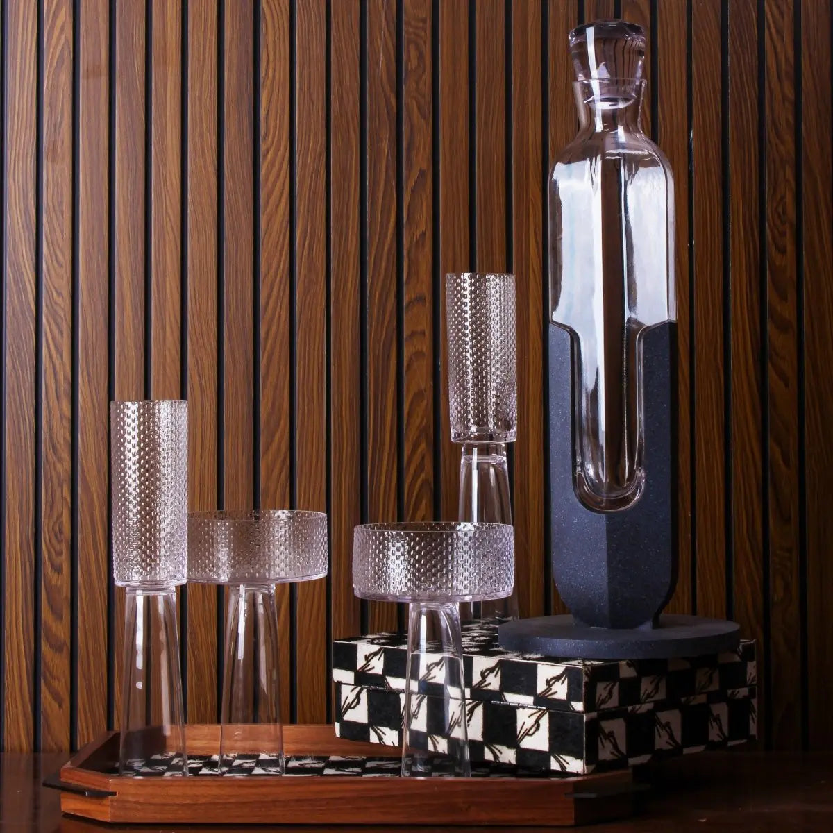 Vases Nordic Wine Decanter & Glass Set - Daamaira Home and Living Ltd