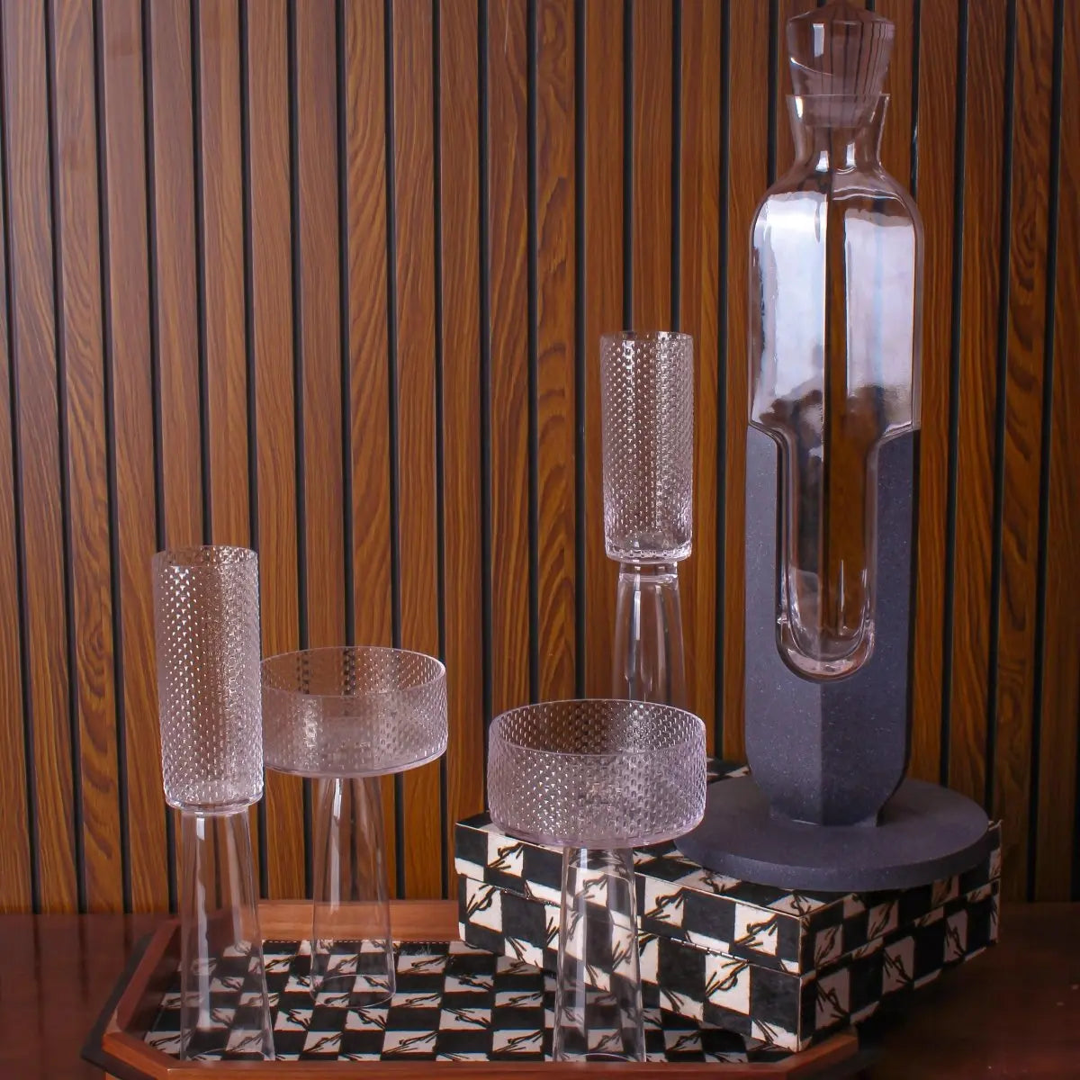 Vases Nordic Wine Decanter & Glass Set - Daamaira Home and Living Ltd