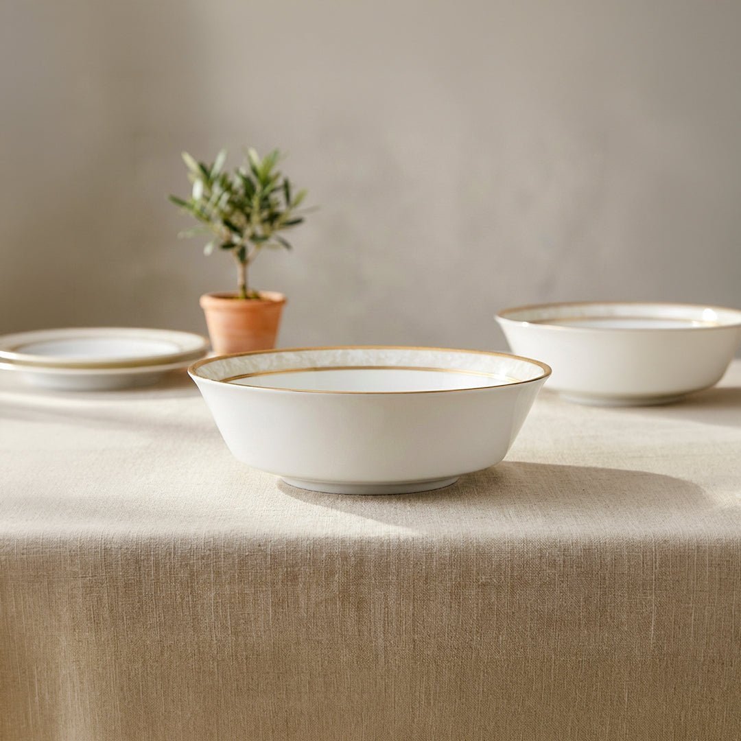 dinner set Noritake BRUNSWICK GOLD 21PC DINNER SET - Daamaira Home and Living Ltd