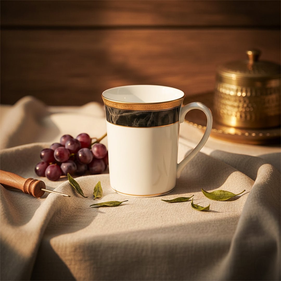 MUGS Noritake MAJESTIC BLACK MUG - Daamaira Home and Living Ltd