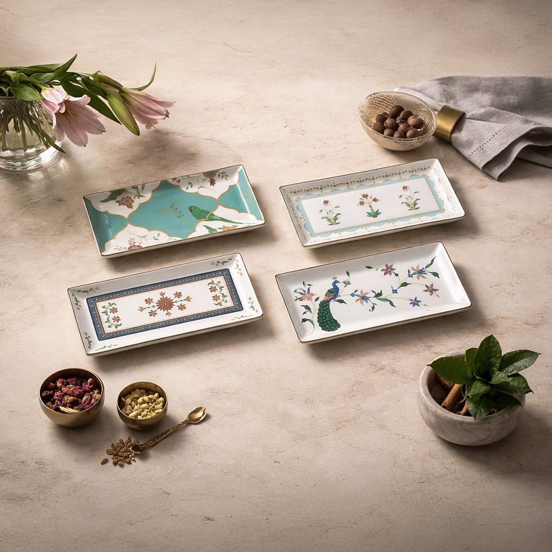 RECTANGULAR TRAY Noritake ROYAL BLOSSOM RECTANGULAR TRAY - Daamaira Home and Living Ltd