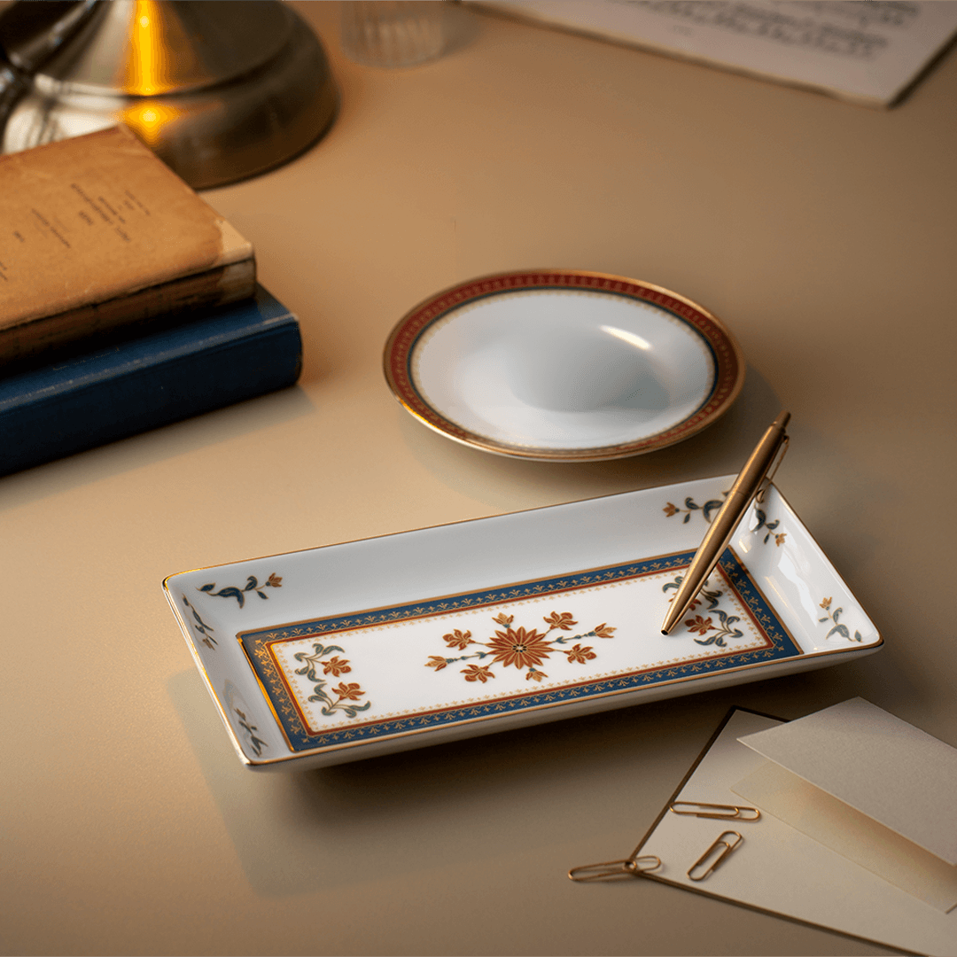 RECTANGULAR TRAY Noritake ROYAL PROMENADE RECTANGULAR TRAY - Daamaira Home and Living Ltd