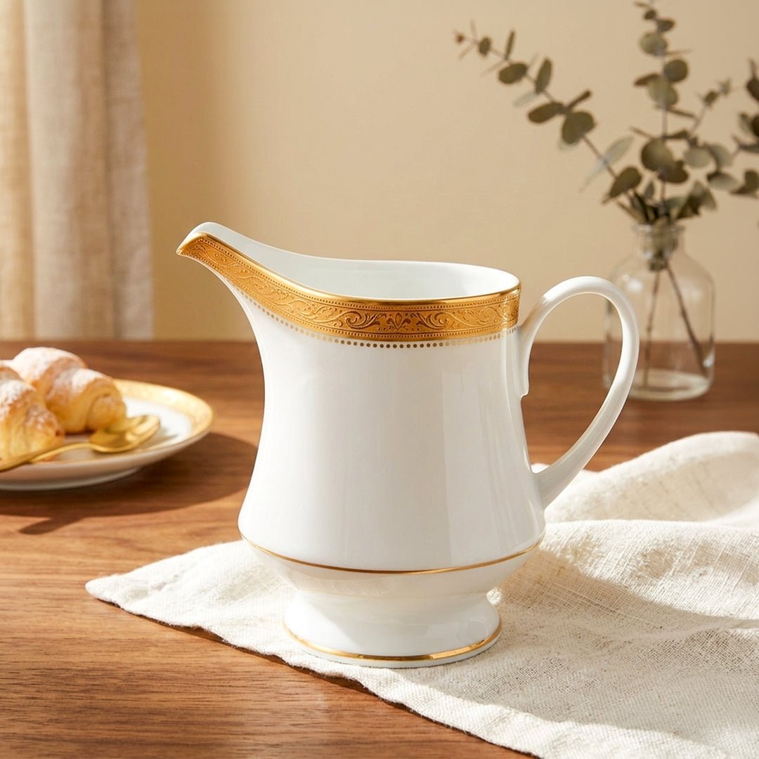 TEA SET Noritake SIGNATURE GOLD 17PC TEA SET - Daamaira Home and Living Ltd